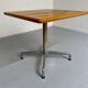 Belform small wooden and metal dining table from the 80s