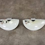 Pair of SCE postmodern wall lights, 1980s