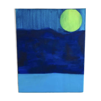Blue painting