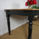 Revamped Louis Philippe style farmhouse or bistro table