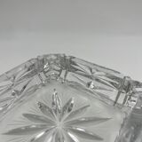 Worked crystal ashtray