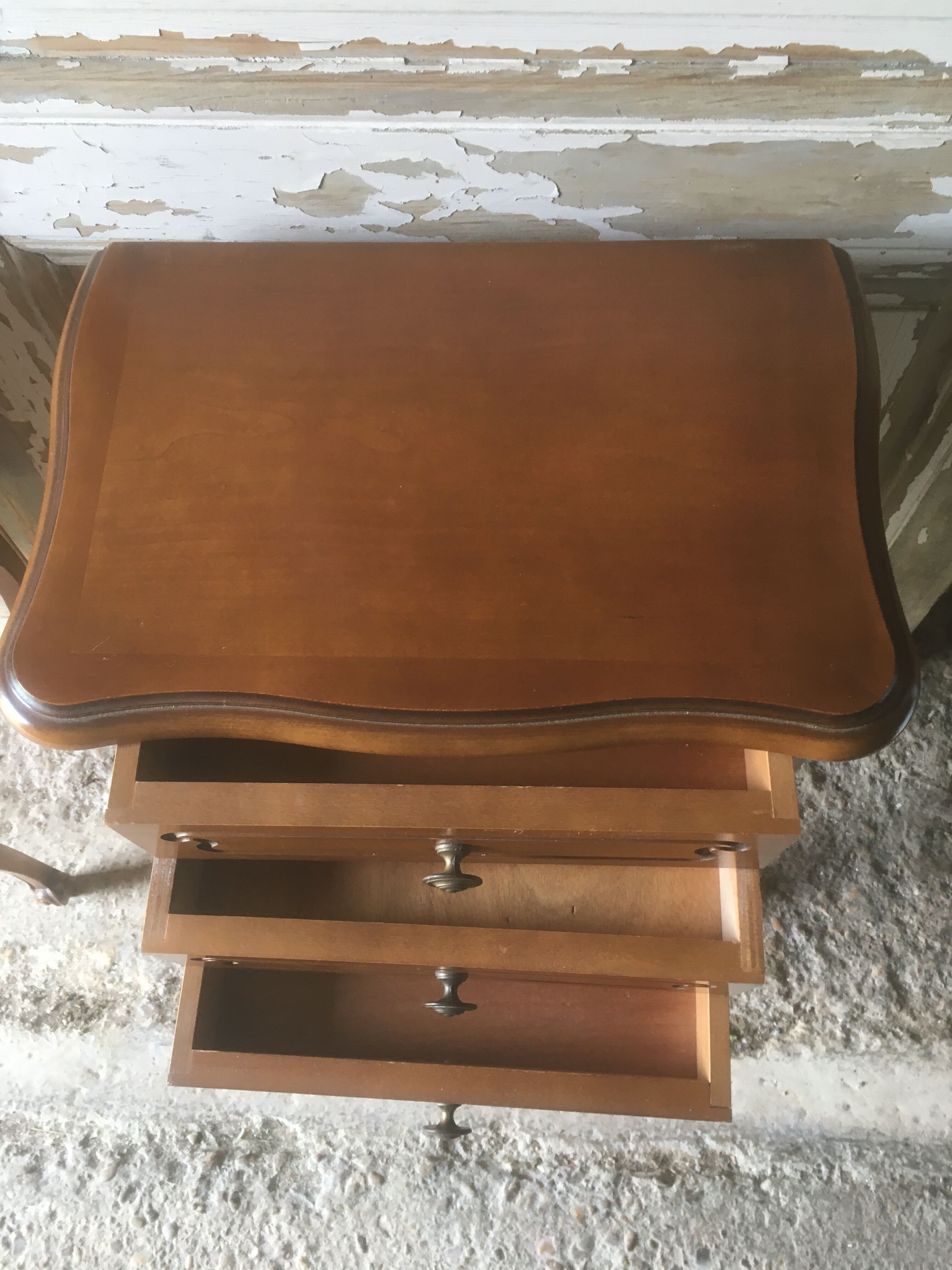 Pair of pine bedside tables