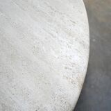 Vintage travertine dining table