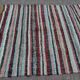 Vintage Turkish handmade rug 130x282 cm