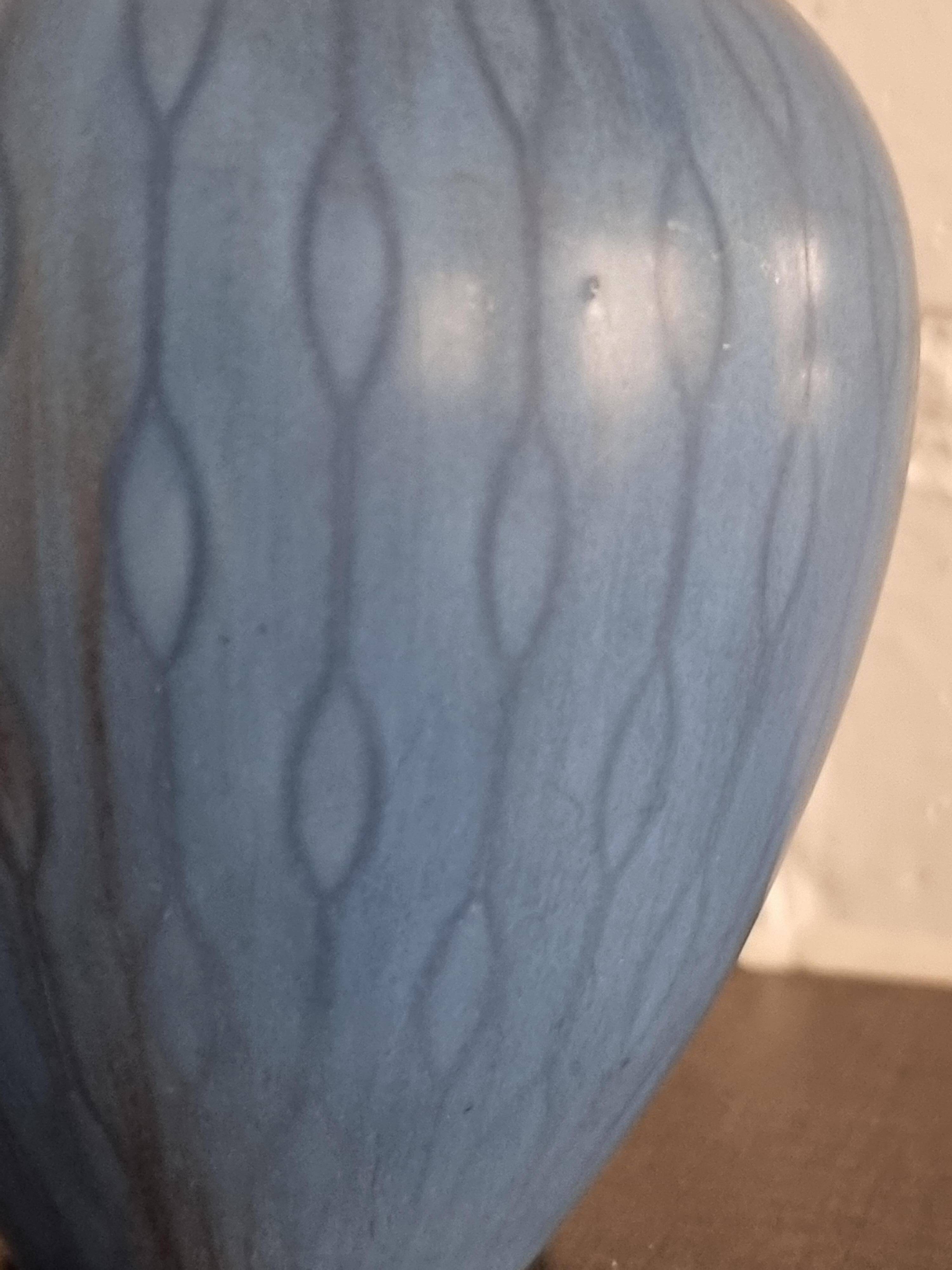 Gunnar Nylund, ceramic carafe/vase with rare pattern, Scandinavian Modern