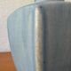 Sky blue ceramic Art Deco vase
