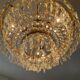 Cascade chandelier with vintage 70s tassels