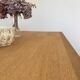 Solid oak farmhouse table with extensions.