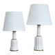 Lampes de table danoises classiques Heiberg en porcelaine