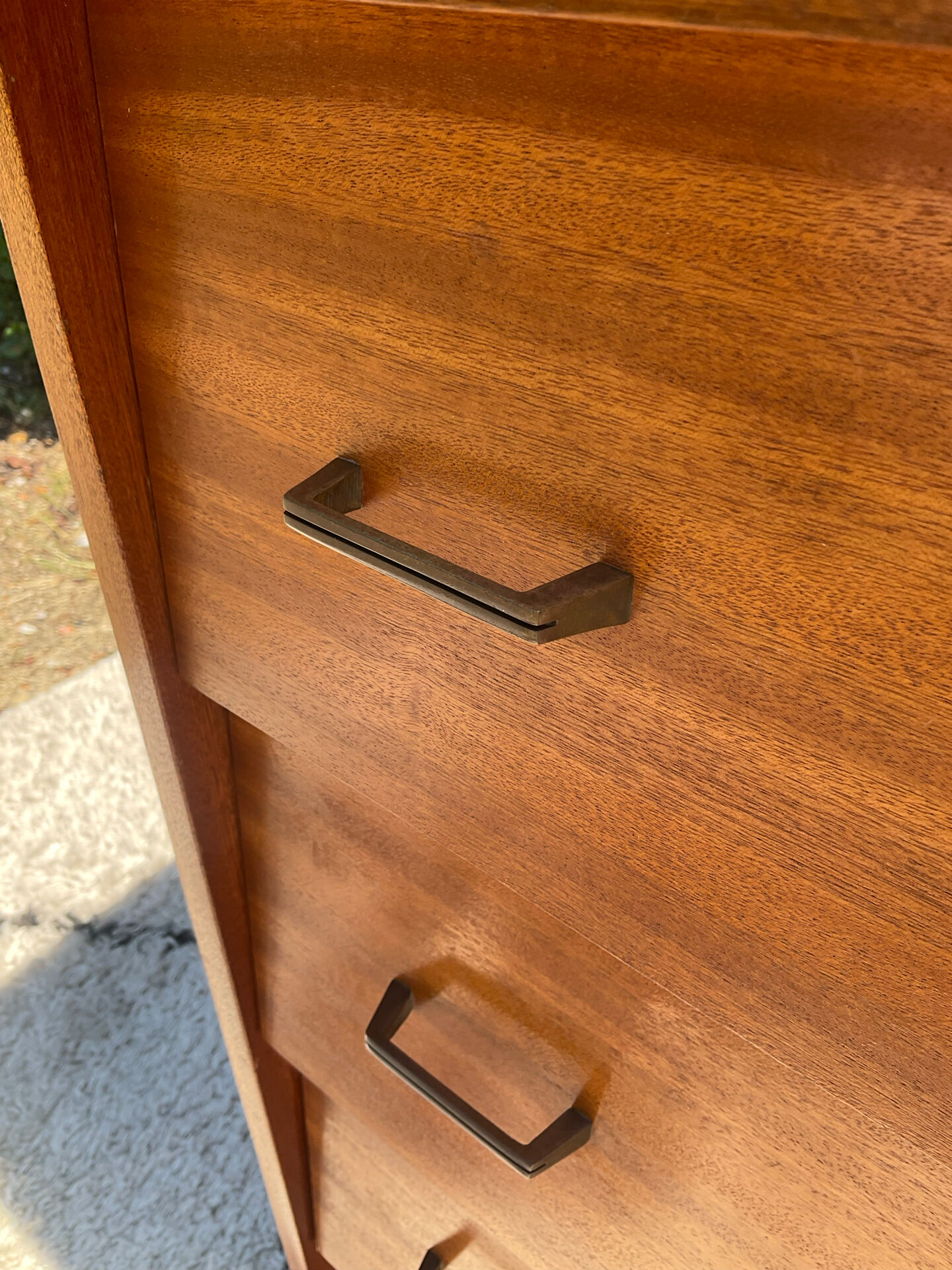 Vintage shoe cabinet from the 1970s.