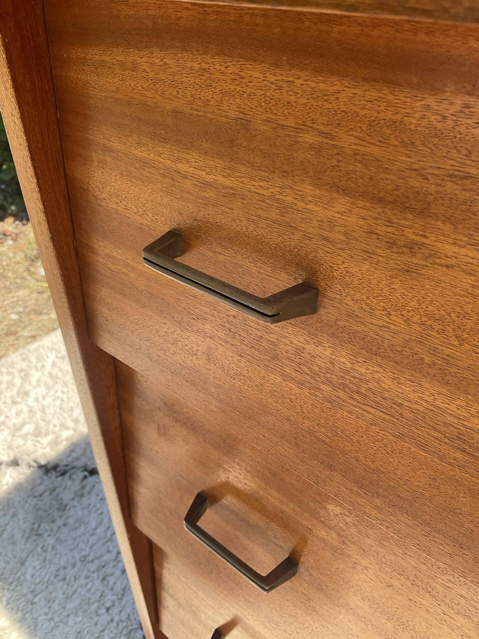 Vintage shoe cabinet from the 1970s.