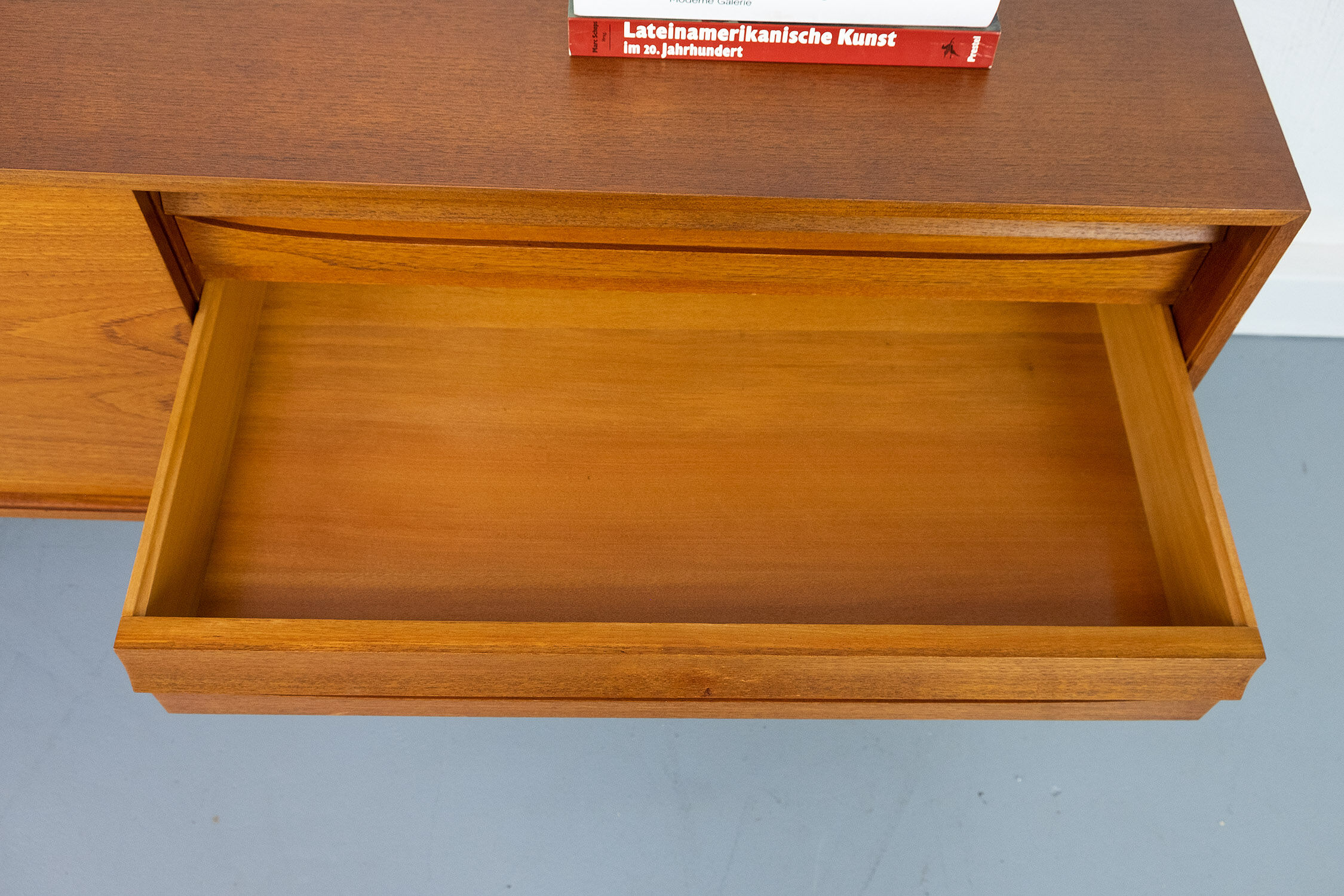 Vintage Sideboard in Teak with sliding door and drawers, 1960s