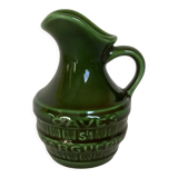 Green pitcher from the Sainte Marguerites desvres cellars