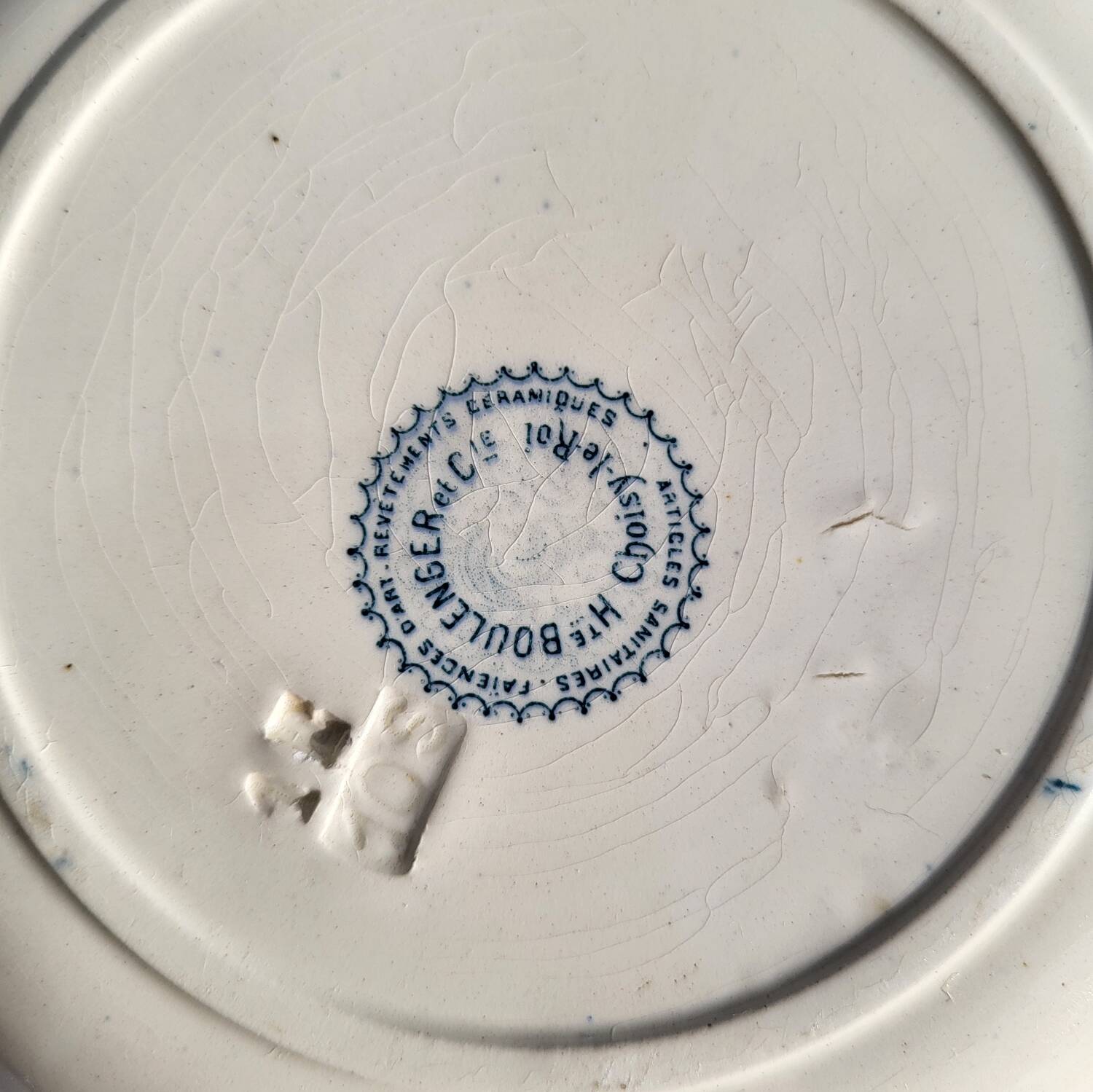 Plate 1900 Hippolyte Boulenger ▪︎ Choisy