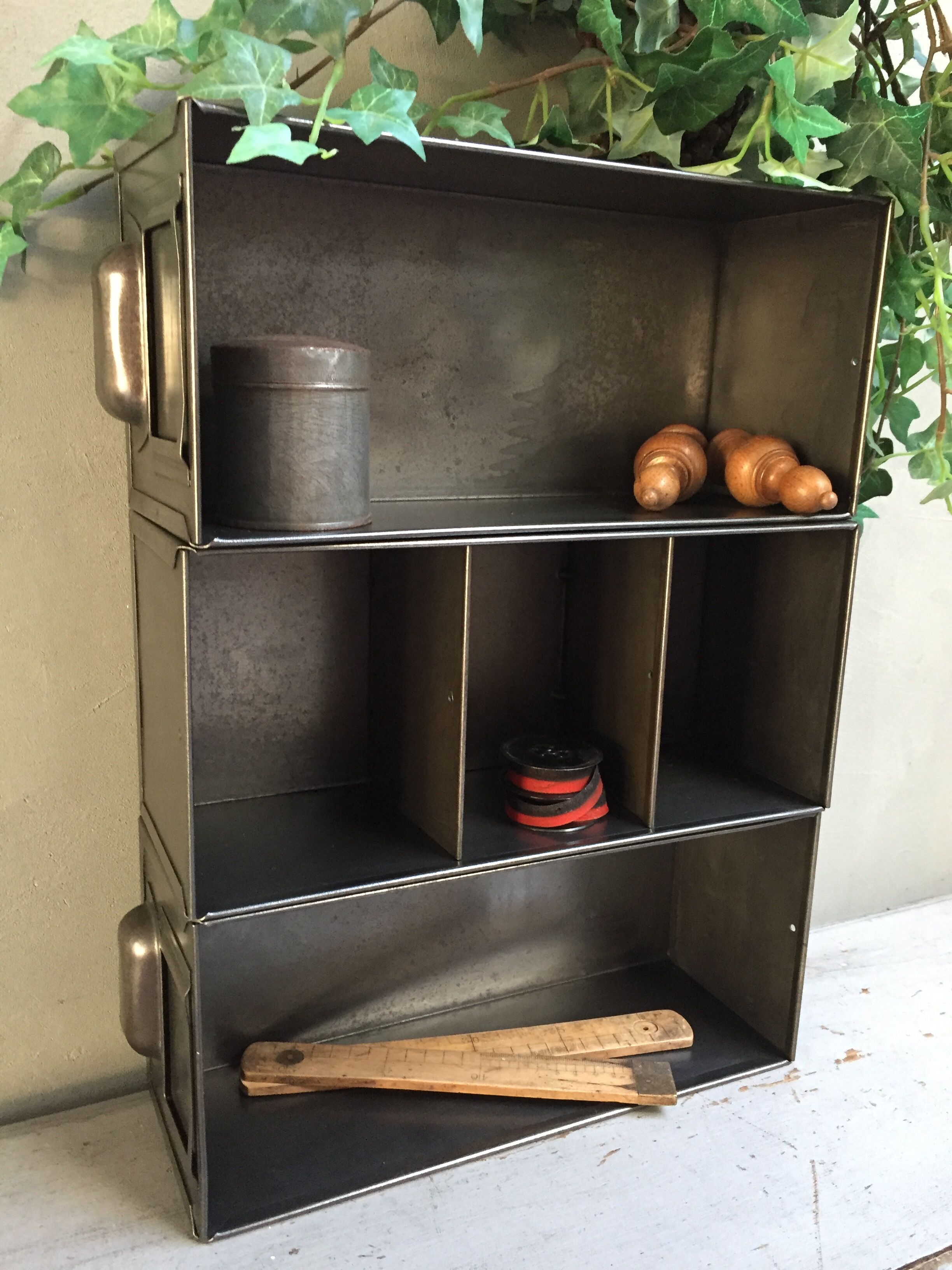 Lot of 3 industrial lockers