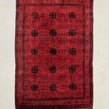 Afghan Khal Mohammadi Rug 300x195 cm, Vintage Turkoman Ersari Rug