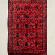 Afghan Khal Mohammadi Rug 300x195 cm, Vintage Turkoman Ersari Rug