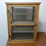 Ancien garde manger en bois hauteur 63cm