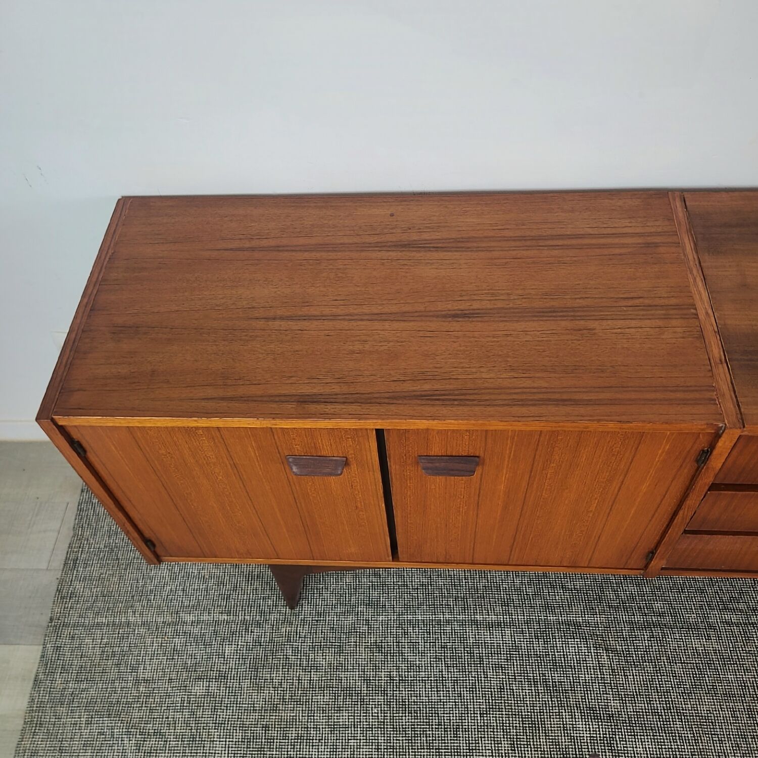 Scandinavian teak enfilade, Danish design, 1960s vintage.