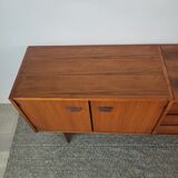 Scandinavian teak enfilade, Danish design, 1960s vintage.