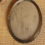 Oval box medallion gilding glass deco accumlulation