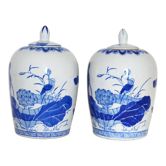Pair of ginger jars