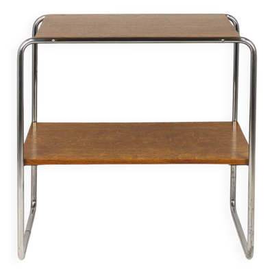 Table d'appoint B12 restaurée par Marcel Breuer, années 1940