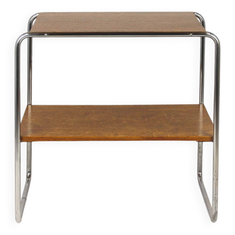 Table d'appoint B12 restaurée par Marcel Breuer, années 1940