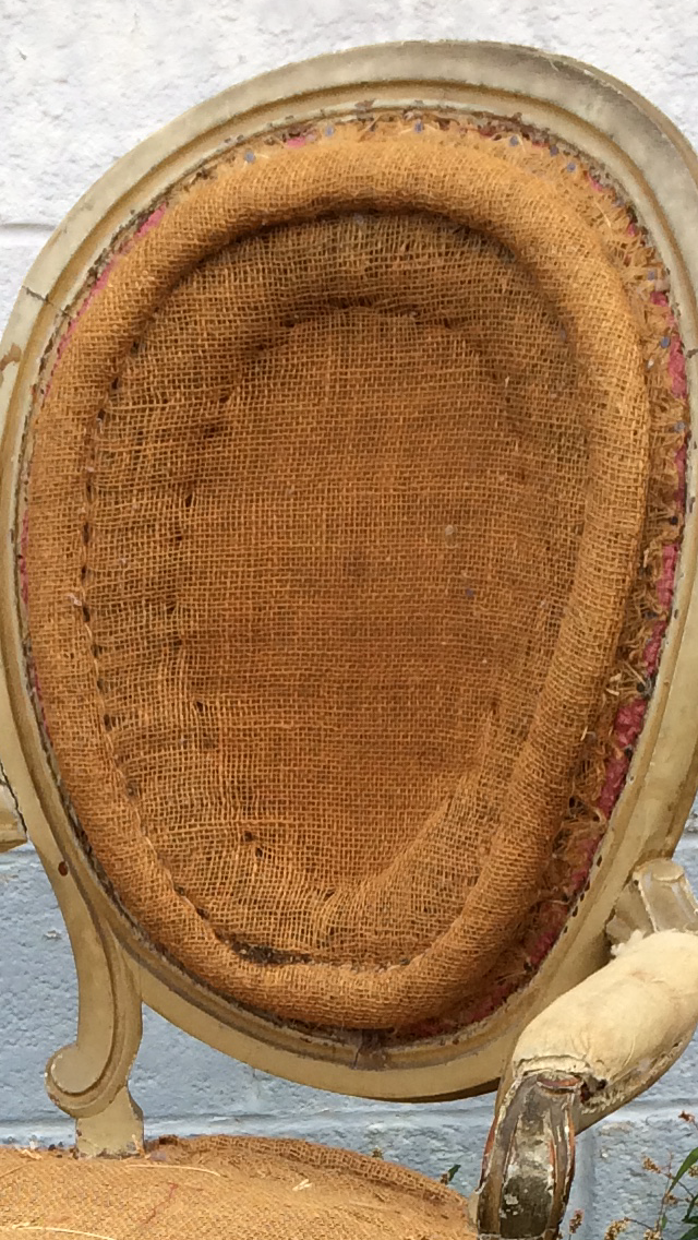 Old decorative armchair