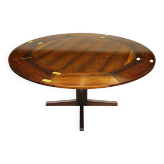 Table à manger extensible "Lotus" en palissandre danoise par Dyrlund, vers 1930 1970