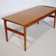 Table basse en teck modèle 640 par Peter Hvidt et Orla Mølgaard-Nielsen, années 1960.