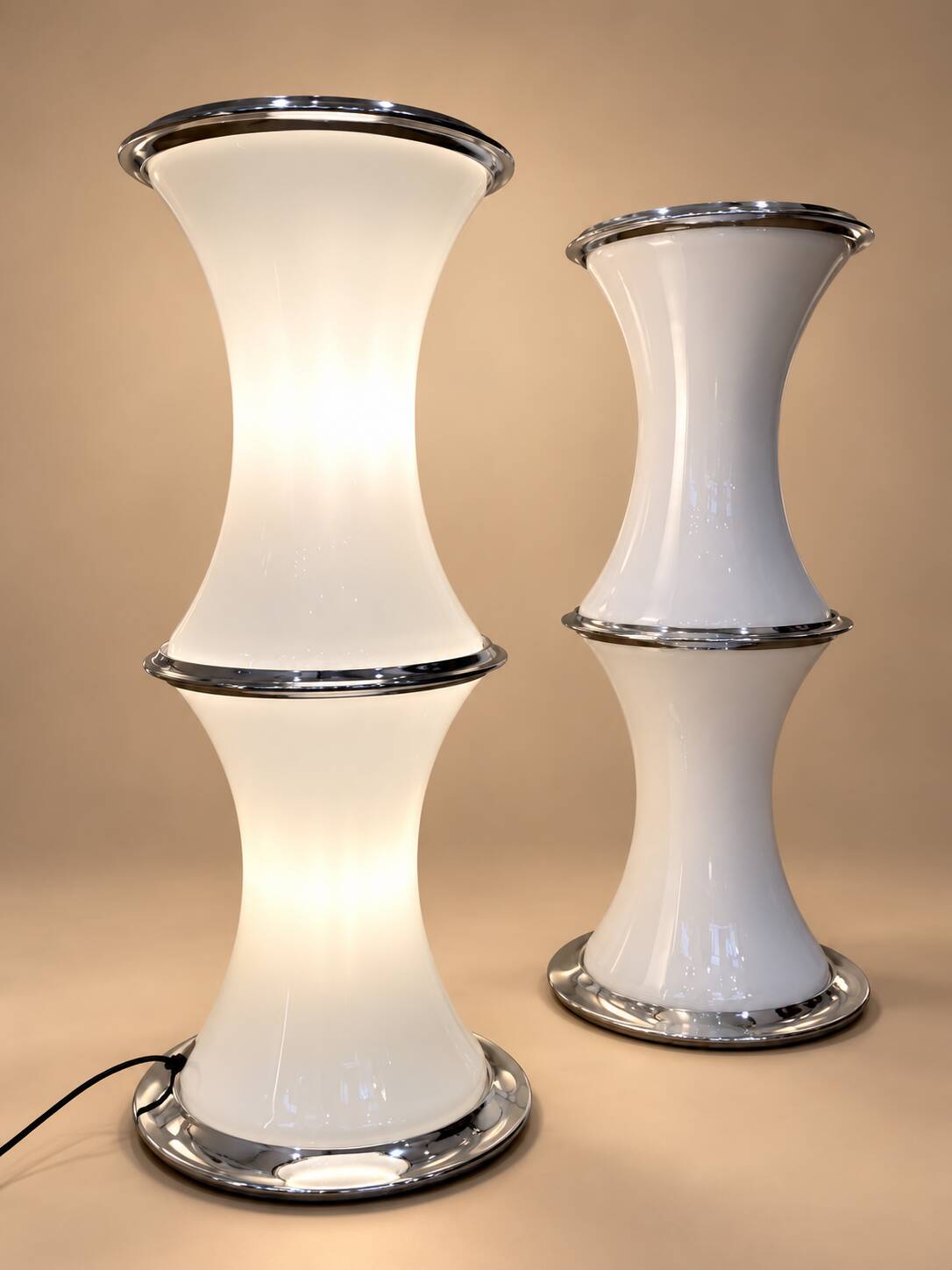 Bamboo lampposts by enrico tronconi