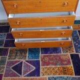Vintage chest of drawers with 4 drawers in teak – Sweden, 1960