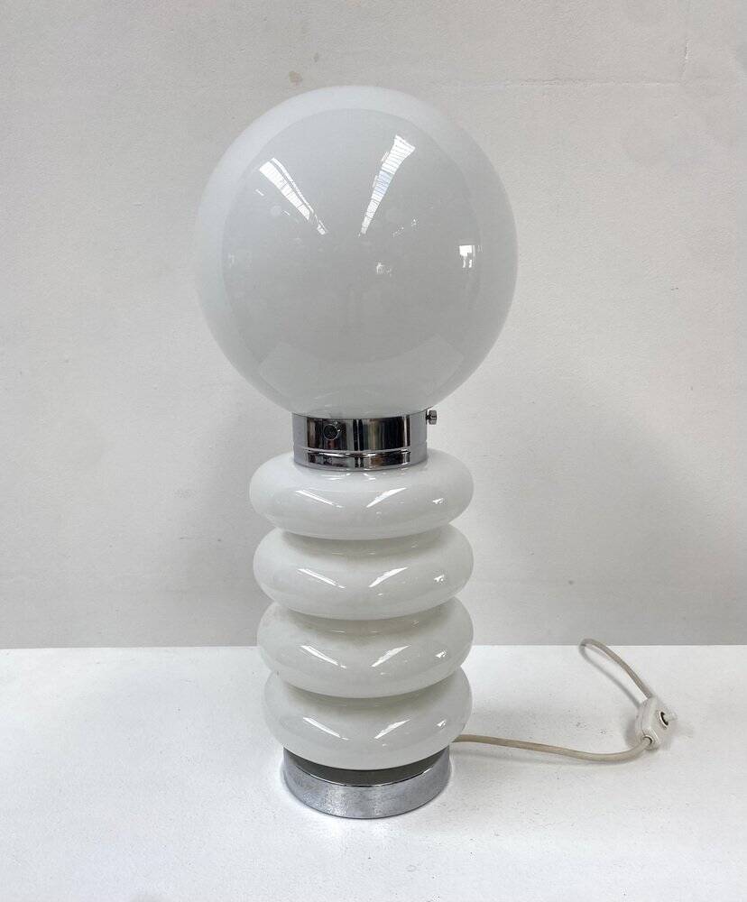 Vintage Italian Murano glass table lamp by Carlo Nason for AV Mazegga, 1960s