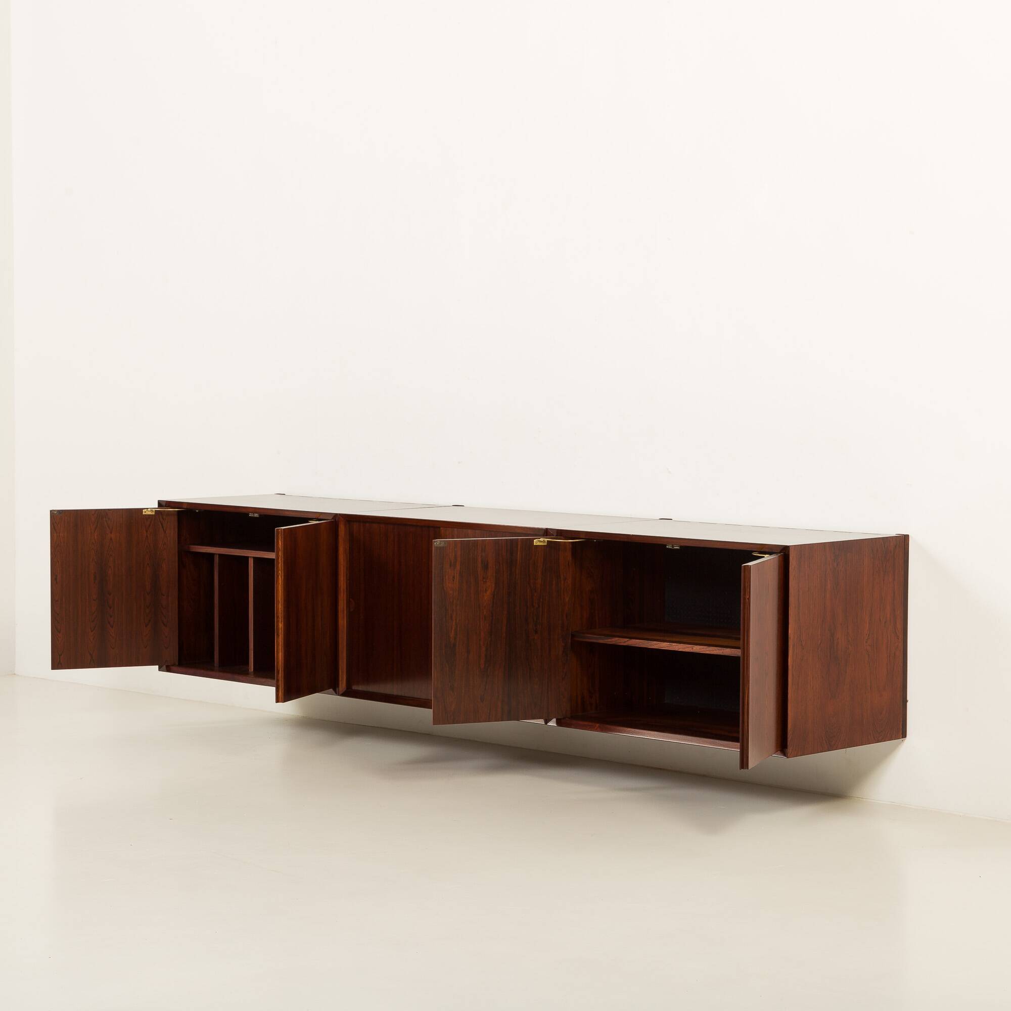 Poul Cadovius floating sideboard in rosewood, 1960s