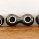 Lot of iridescent earthenware salerons