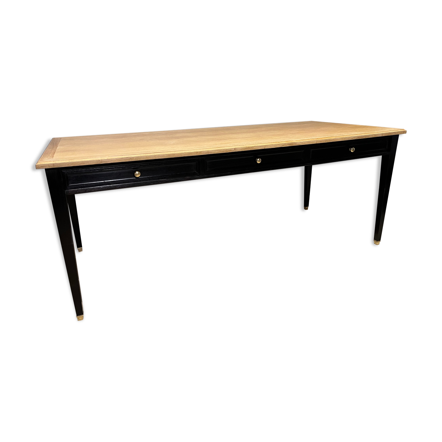 Administration table for dining room or rectangular oak desk