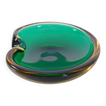 Submerged Murano Glass Ashtray, Italy, 1960s