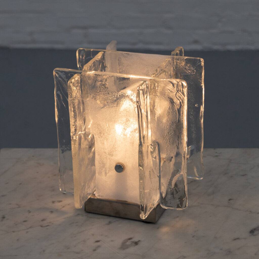 LT 361 table lamp by Carlo Nason for Mazzega 1970s