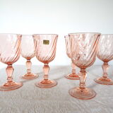 6 Rosaline water glasses