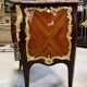 Jumping Commode in Marquetry and Gilded Bronzes Attributed to the House of Millet, 19th Century
