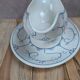Antique Boch sauce boat with blue decoration – chic country charm