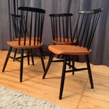 Set of four Fanett chairs in the Ilmari Tapiovaara style, Finland, 1960s