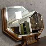 Art Deco period mahogany mirror circa 1930