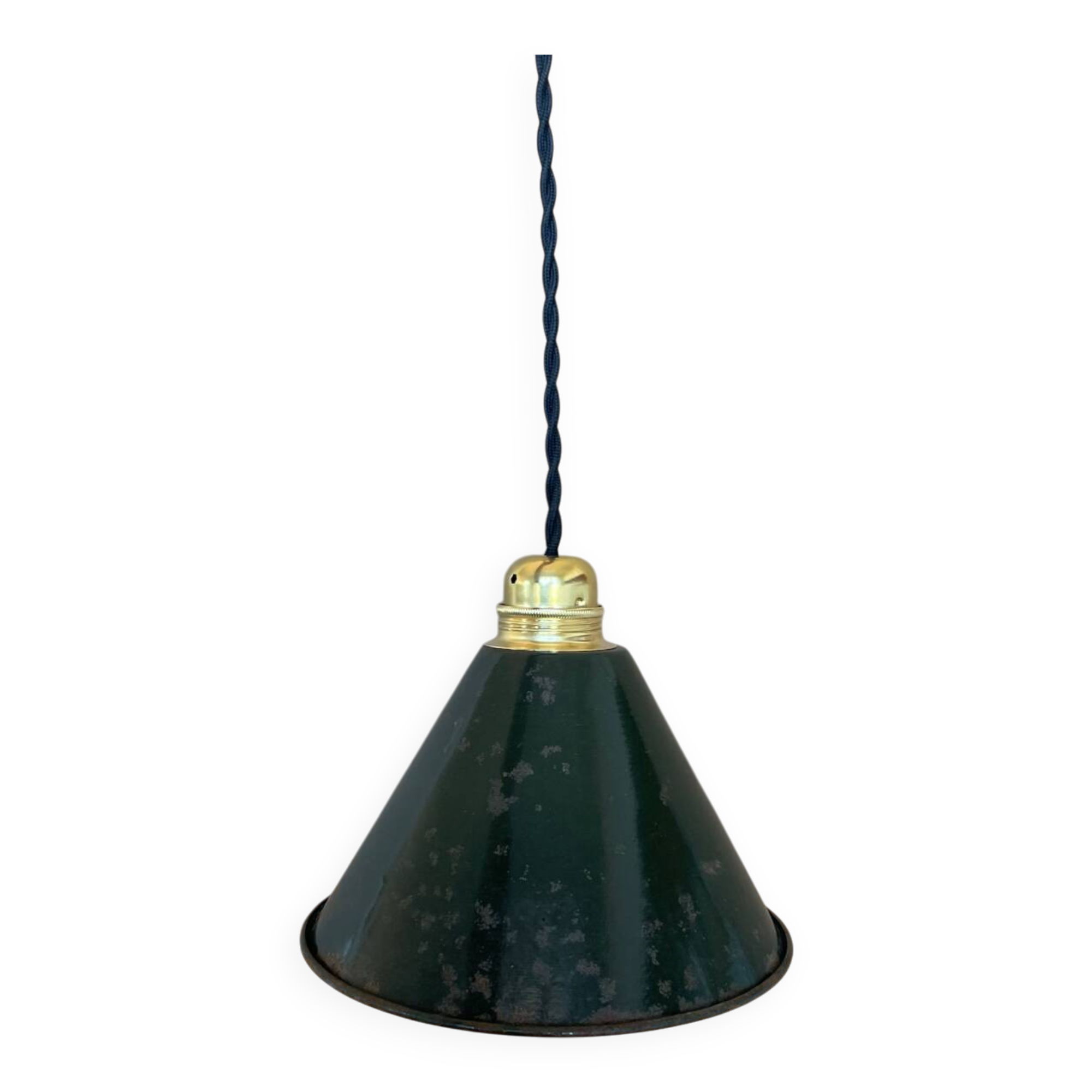 Old industrial pendant light