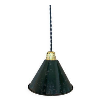 Old industrial pendant light