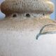 Vintage bamboo ceramic vase - West Germany