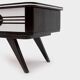 Lowboard en bois, design danois, années 1960, production : Danemark