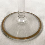 Series of eleven crystal walking glasses