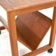 Aksel Kjersgaard Newspaper rack 1960s teak side table Danish Vintage